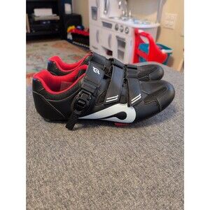 EUC Peloton cycling bike shoes with look delta cleats EU 43 US men's 10